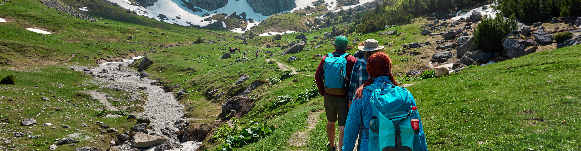 hikers in adventure trip