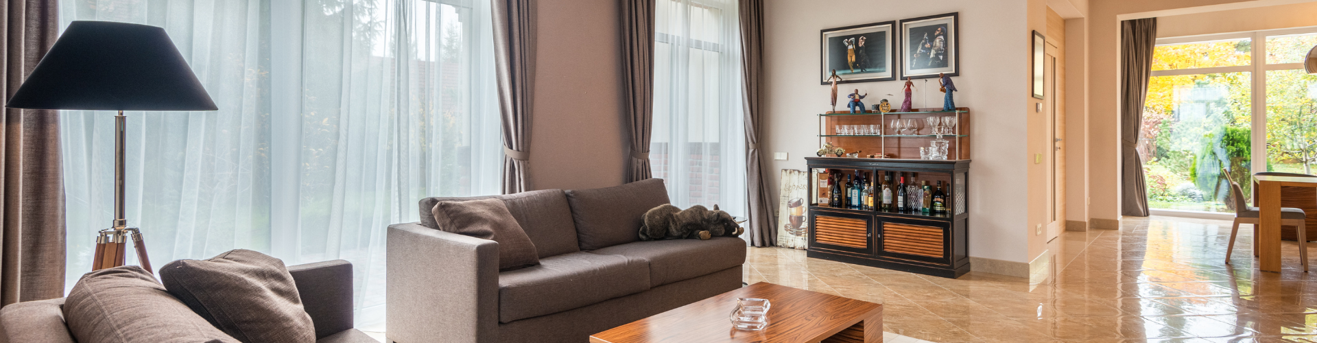 Interior of modern living room
